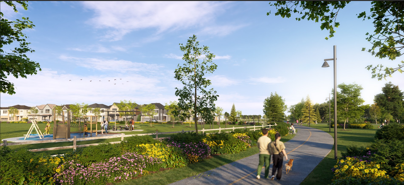 Maisons de ville Orléans Village et espaces verts