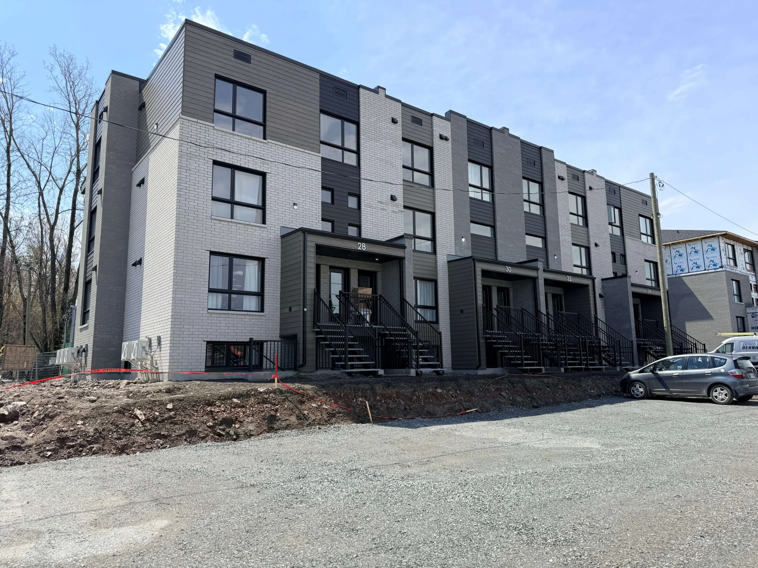 Projet Desrosiers — immeubles neufs, rue Larabie, Gatineau (Templeton)